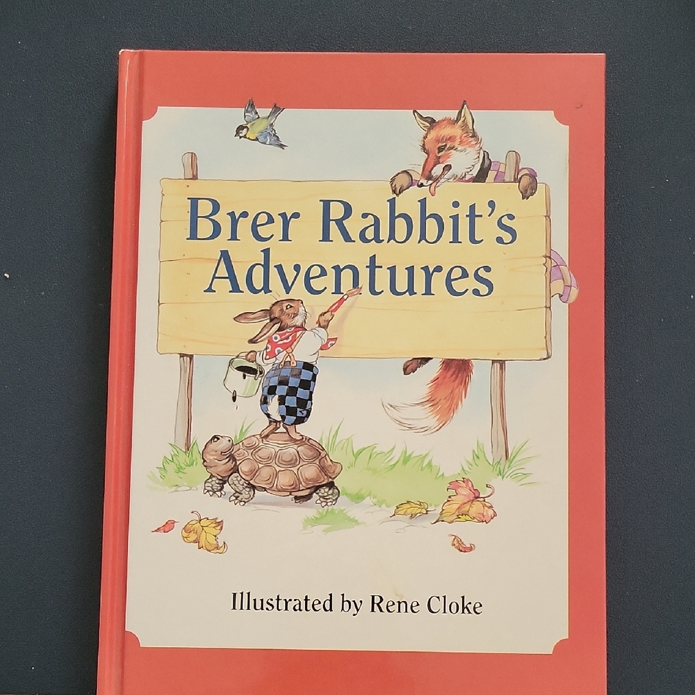 Vintage Children's  Brer Rabbit's Adventures Illustrated Book -1995